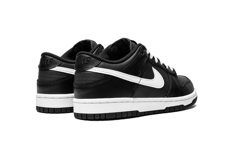 Big Kid's Dunk Low Black/White-Black-White (FD1232 001)