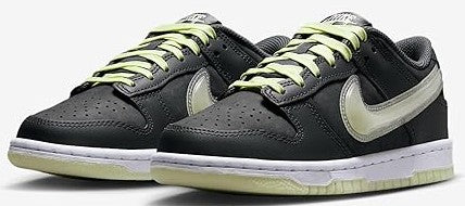 Big Kid's Dunk Low Iron Grey/Cool Grey-Lime Ice (HQ3569 068)