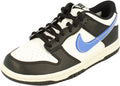 Big Kid's Dunk Low NN Black/Black-Hyper Royal (FD0689 001)