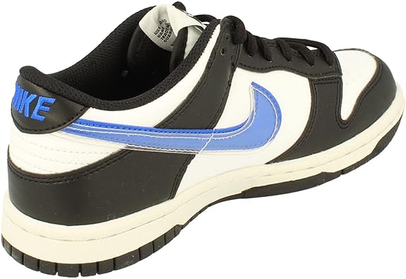 Big Kid's Dunk Low NN Black/Black-Hyper Royal (FD0689 001)