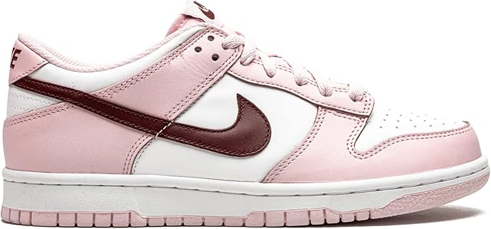 Big Kid's Dunk Low Pink Foam/Dark Beetroot-White (CW1590 601)