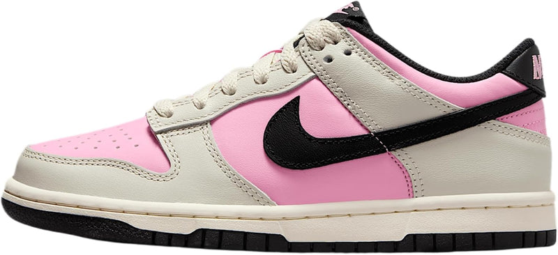 Big Kid's Dunk Low Pink Rise/Black-LT Orewood BRN (FB9109 601)