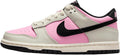 Big Kid's Dunk Low Pink Rise/Black-LT Orewood BRN (FB9109 601)