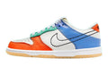 Big Kid's Dunk Low Retro White/Black-Safety Orange (DX3363 100)