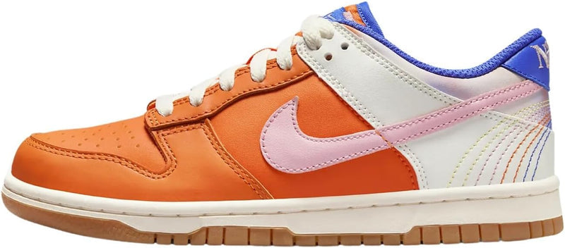 Big Kid's Dunk Low SE Safety Orange/Med Soft Pink (FN0600 801)