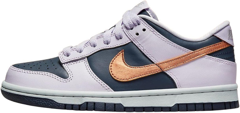 Big Kid's Dunk Low SE Thunder Blue/Metallic Copper (DX1663 400)