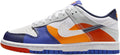 Big Kid's Dunk Low SE White/White-Light Silver (FQ7674 100)