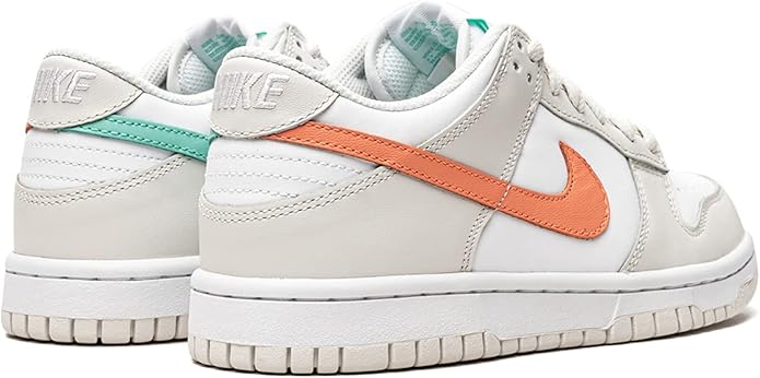 Big Kid's Dunk Low White/Crimson Bliss (CW1590 101)