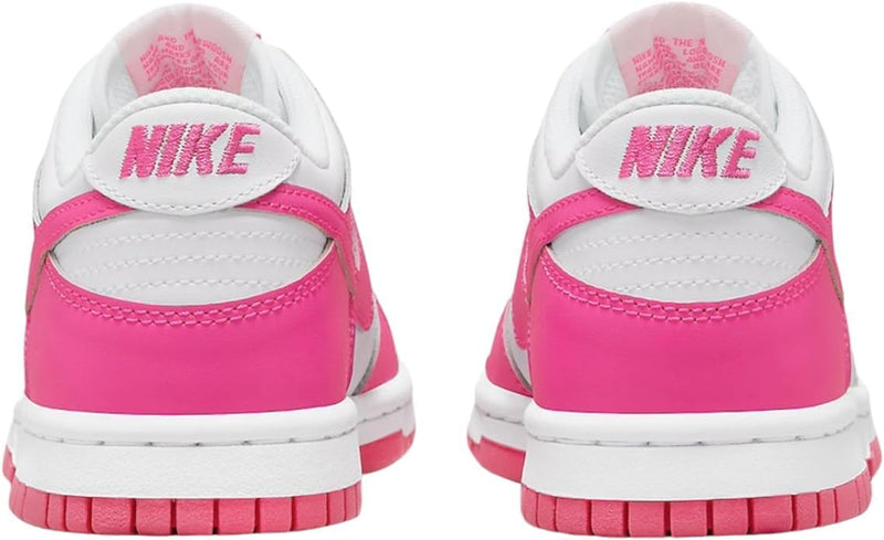Big Kid's Dunk Low White/Laser Fuchsia (FB9109 102)