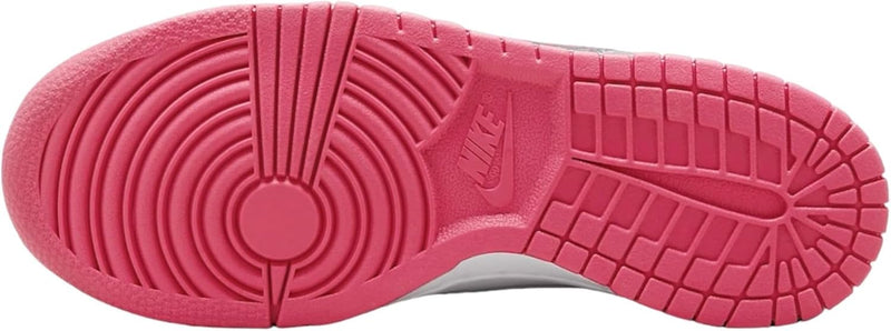 Big Kid's Dunk Low White/Laser Fuchsia (FB9109 102)