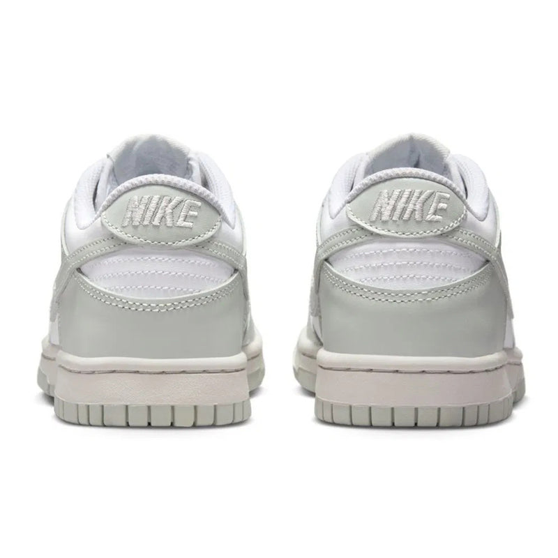 Big Kid's Dunk Low White/Light Silver-Photon Dust (FB9109 124)