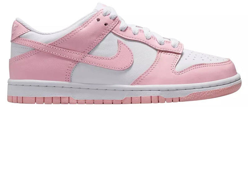 Big Kid's Dunk Low White/Med Soft Pink-White (FB9109 125)