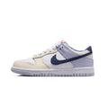 Big Kid's Dunk Low White/Midnight Navy-White (IH7343 141)