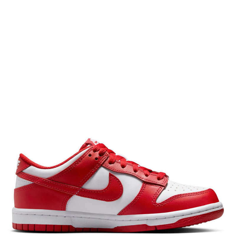 Big Kid's Dunk Low White/University Red (FB9109 119)