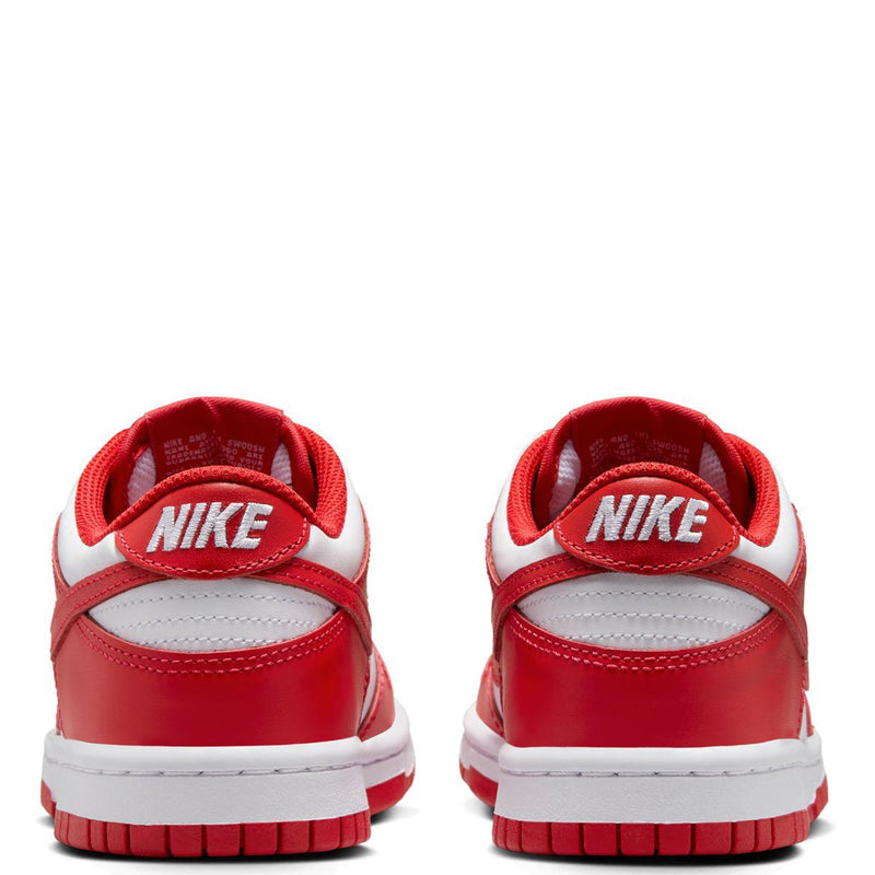 Big Kid's Dunk Low White/University Red (FB9109 119)