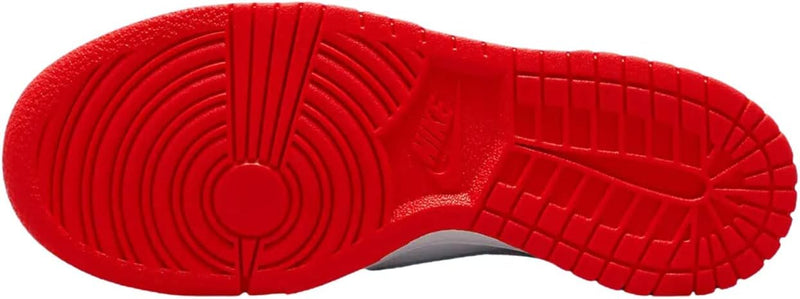 Big Kid's Dunk Low White/Wolf Grey-Lt Crimson (DH9765 103)