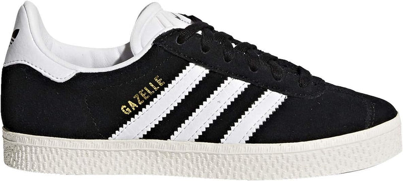 Big Kid's Gazelle J Black/White/Gold Metallic (BB2502)