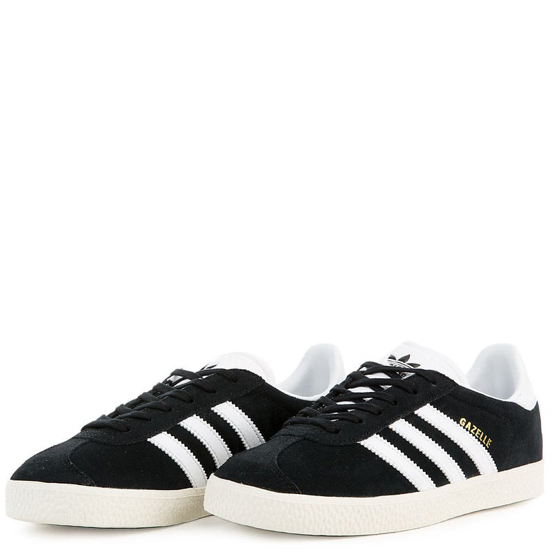 Big Kid's Gazelle J Black/White/Gold Metallic (BB2502)