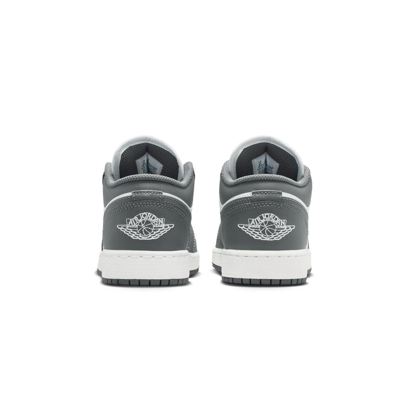 Big Kid's Jordan 1 Low Iron Grey/Summit White (553560 044)