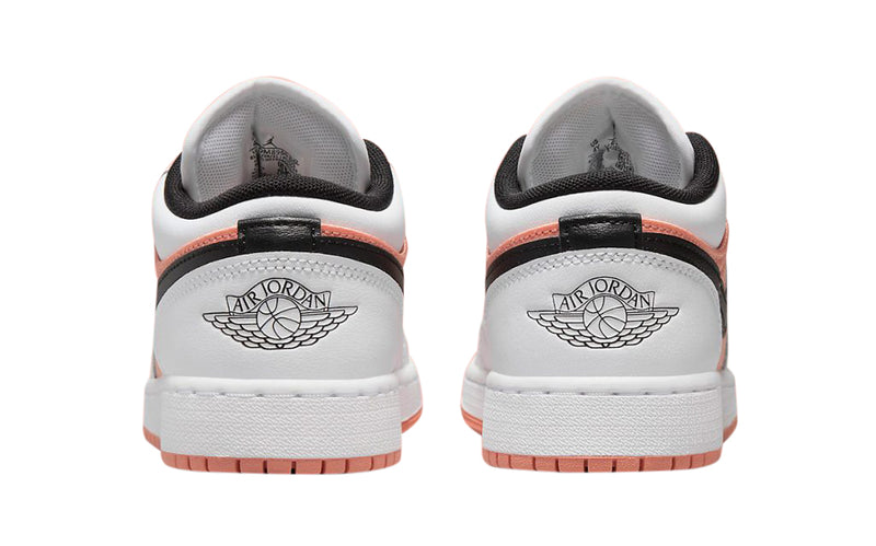 Big Kid's Jordan 1 Low Lt Madder Root/Black-White (DM8960 801)