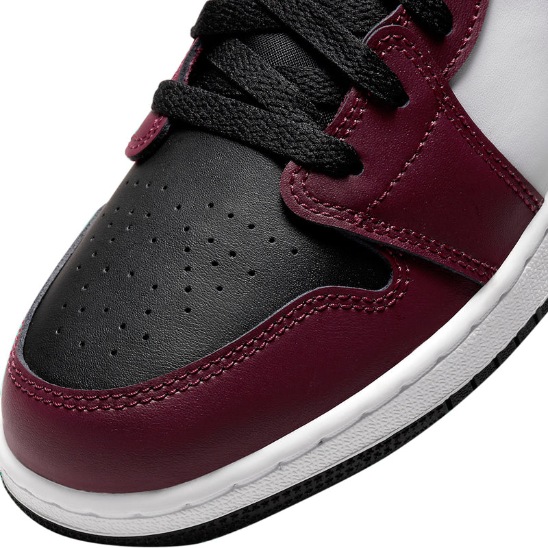 Big Kid's Jordan 1 Low SE Dark Beetroot/Black-Roma Green (DM0589 635)