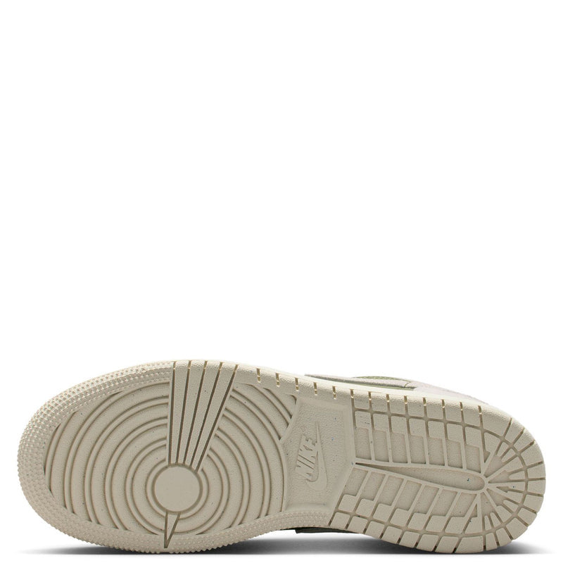 Big Kid's Jordan 1 Low SE Medium Olive/LT Orewood Brn (HV4396 201)