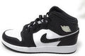 Big Kid's Jordan 1 Mid SE "Panda Elephant" Off Noir/Blk-Wht (FB9909 001)
