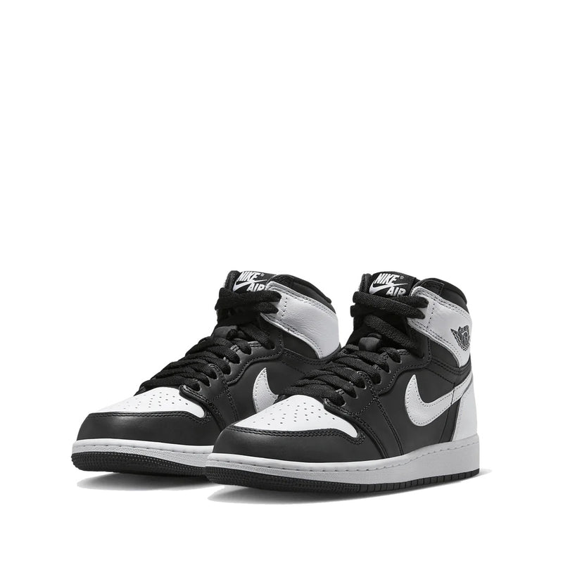 Big Kid's Jordan 1 Retro High OG Black/White-White (FD1437 010)