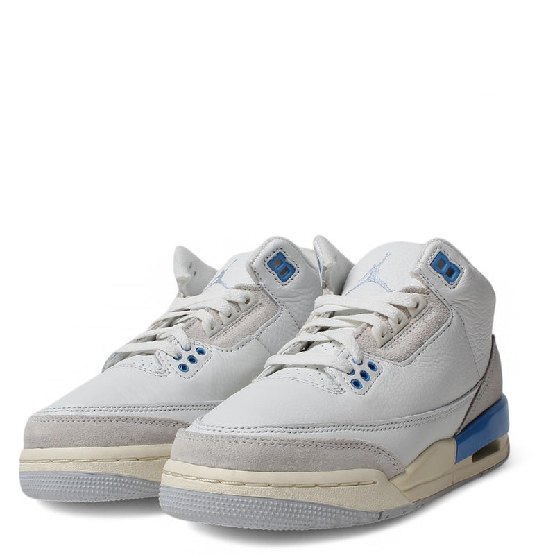 Big Kid's Jordan 3 Retro "Lucky Shorts" Smmt Wht/Hydrgn Bl (DM0967 101)