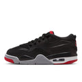 Big Kid's Jordan 4 RM Black/Varsity Red-Wolf Grey (FQ7938 061)