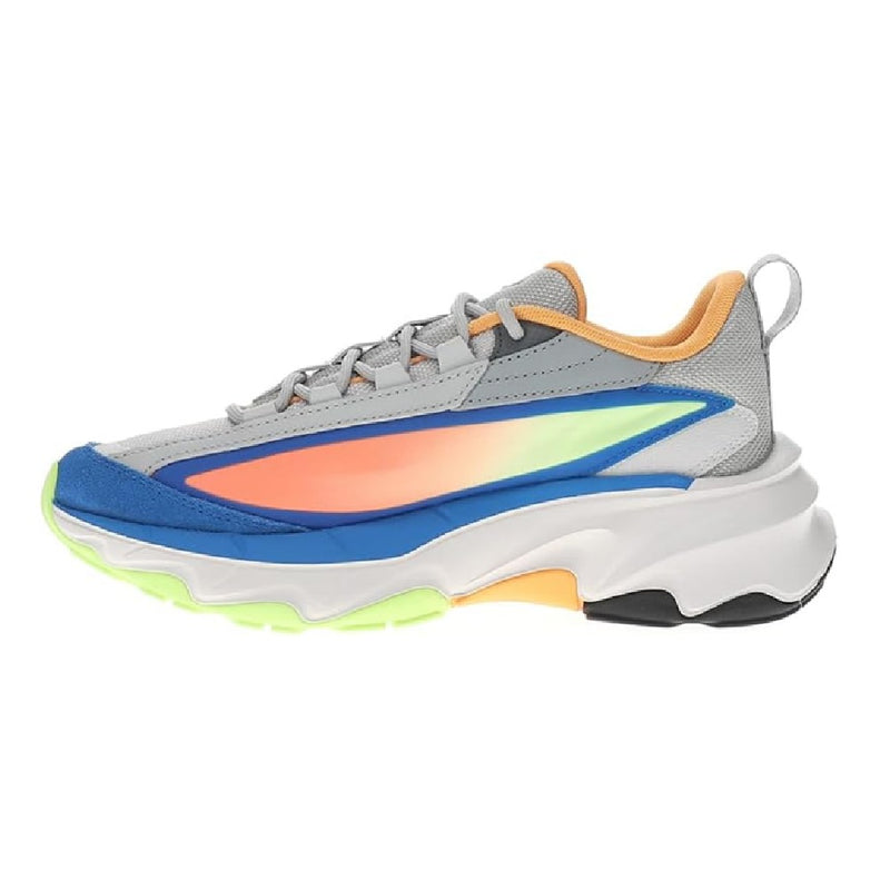 Big Kid's Puma Carbon Flares JR Blue-Gray-Clementine (400674 01)