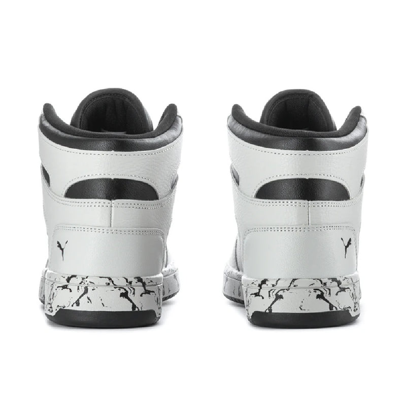 Big Kid's Puma Rebound Layup RCL Marble JR Light Gray-Black (405207 01)