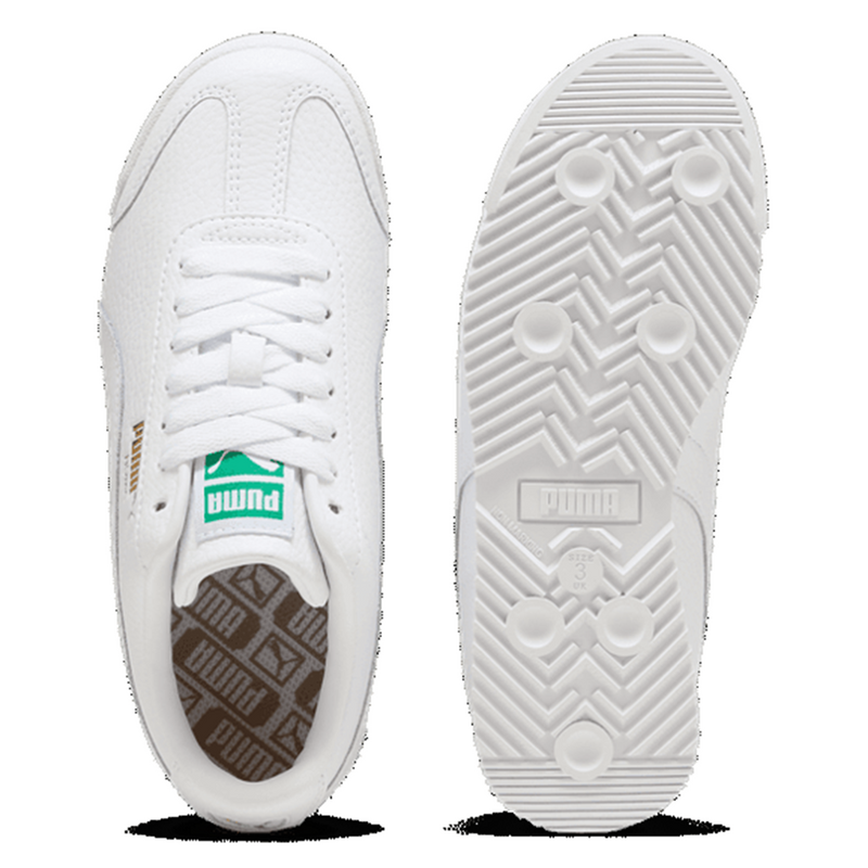 Big Kid's Puma Roma 24 Standard JR Puma White (399334 03)