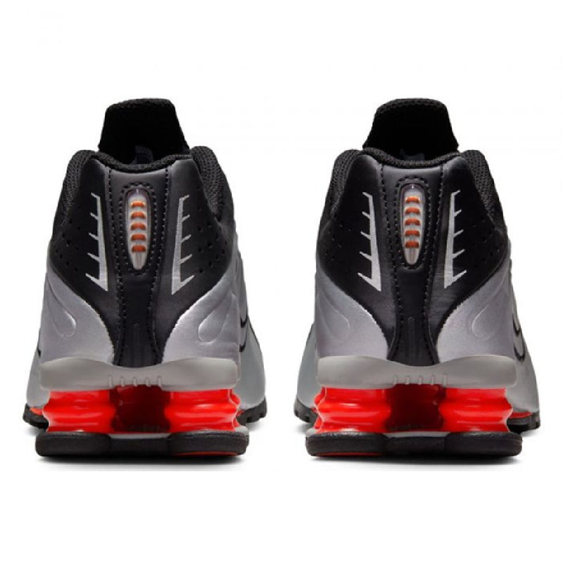 Big Kid's Shox R4 Metallic Silver (CW2626 005)