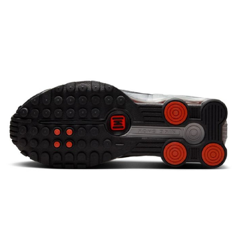 Big Kid's Shox R4 Metallic Silver (CW2626 005)