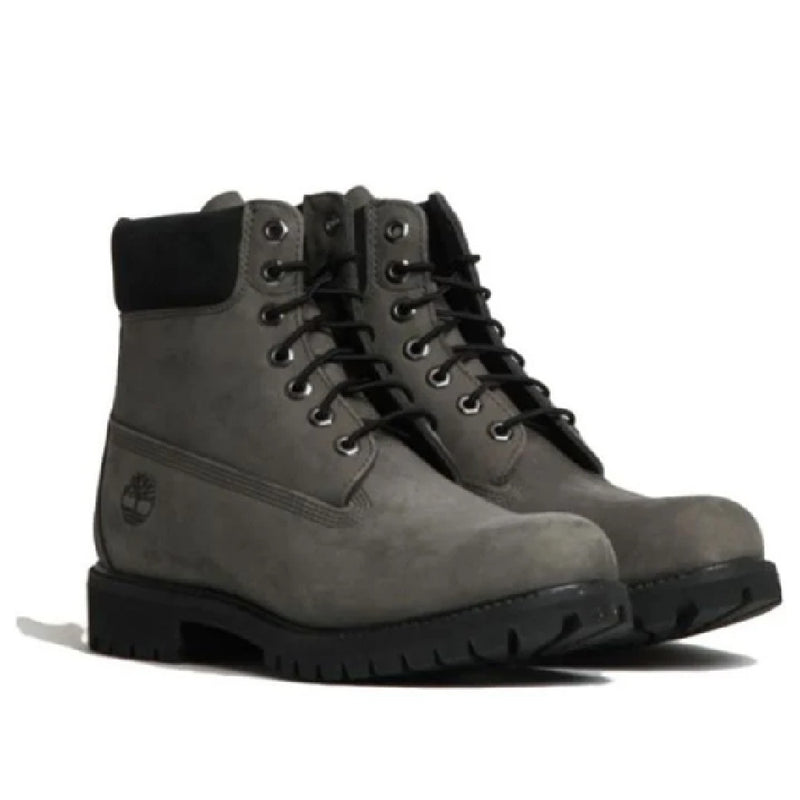 Big Kid's Timberland 6 In. Premium Boot Grey Nubuck (TB0A64B9 033)