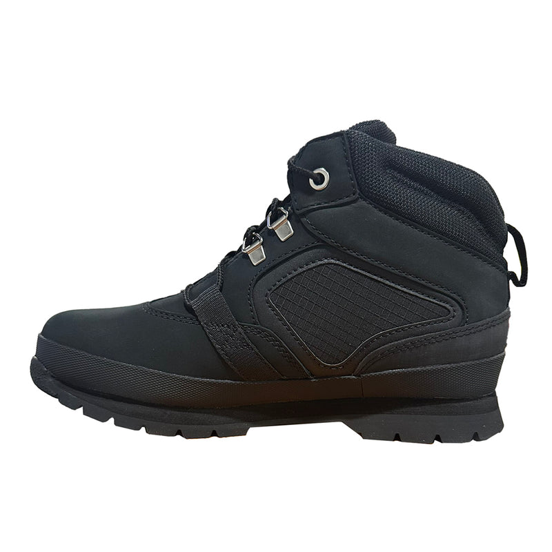 Big Kid's Timberland Euro Hiker Mid Black Nubuck (TB0A5SEG 001)