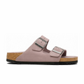Birkenstock Women's Arizona Soft Footbed Suede Leather - Regular (Faded Purple Tonal FB) - August Shop