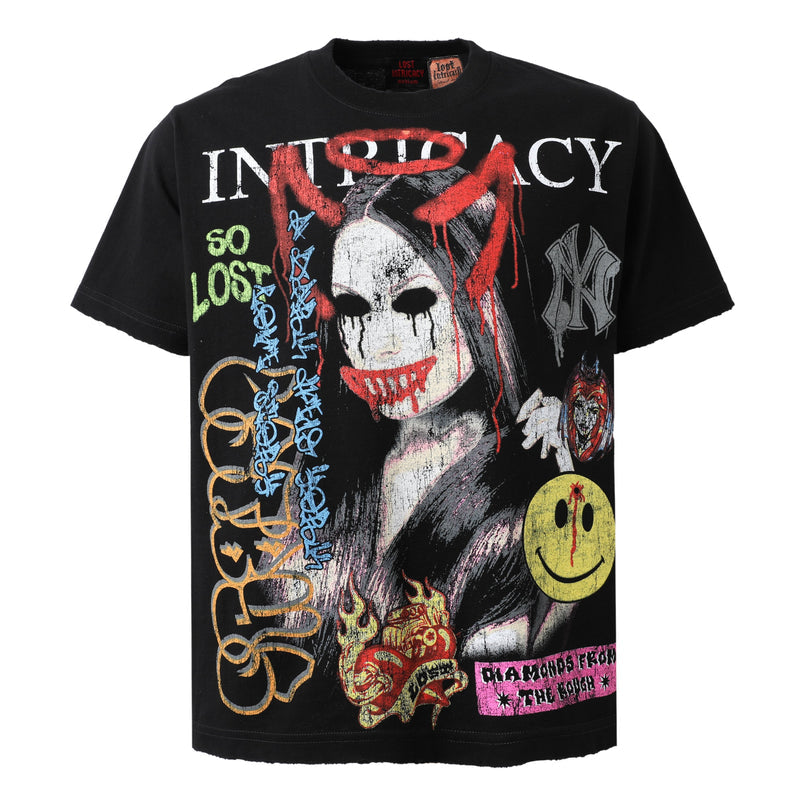 Black Front Page Mag T-Shirt