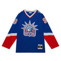 Blue Line Wayne Gretzky New York Rangers 1996 Jersey