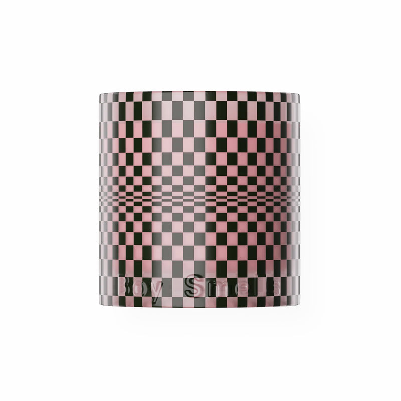 Boy Smells "Hinoki Fantôme" Festive Checker Candle - August Shop