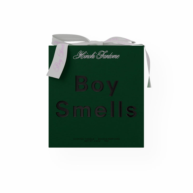 Boy Smells "Hinoki Fantôme" Festive Checker Candle - August Shop