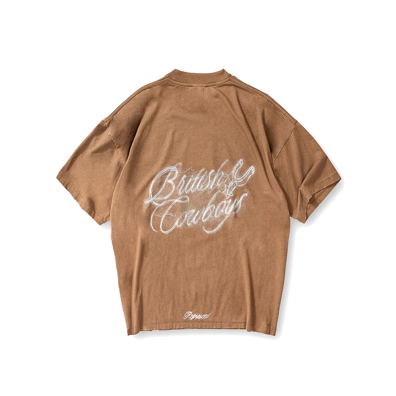 BRITISH COWBOYS T-SHIRT DUSTY BROWN