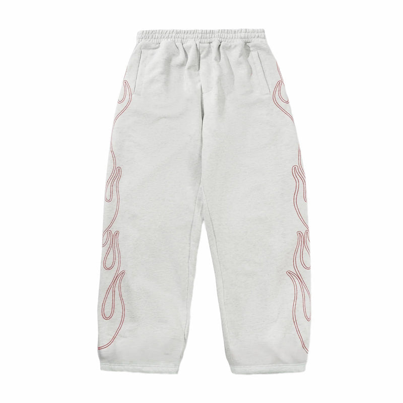 Butter Goods Flame Fleece Pants (Ash) - August Shop