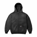 Butter Goods Garage Zip-Thru Hoodie (Faded Charcoal) - August Shop