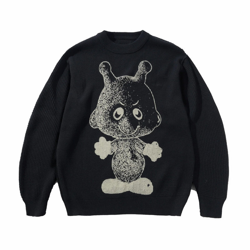 Butter Goods Newcomer Reversible Knit Sweater (Black) - August Shop