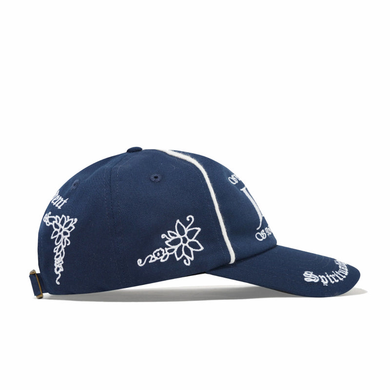 Butter Goods Spiritual Logo 6 Panel Cap (Navy) - August Shop