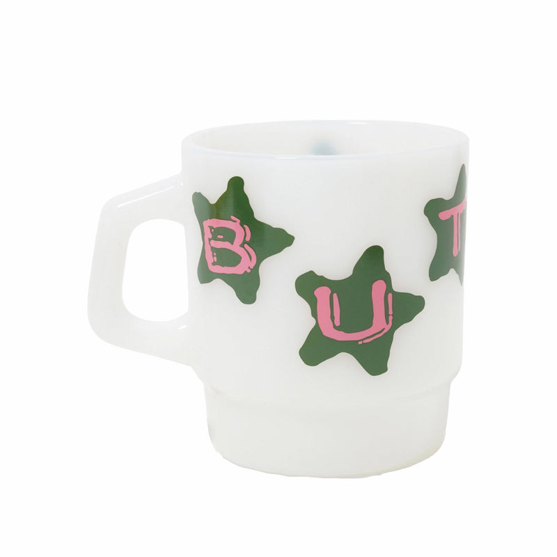 Butter Goods Stars Milk Glass (White) - August Shop