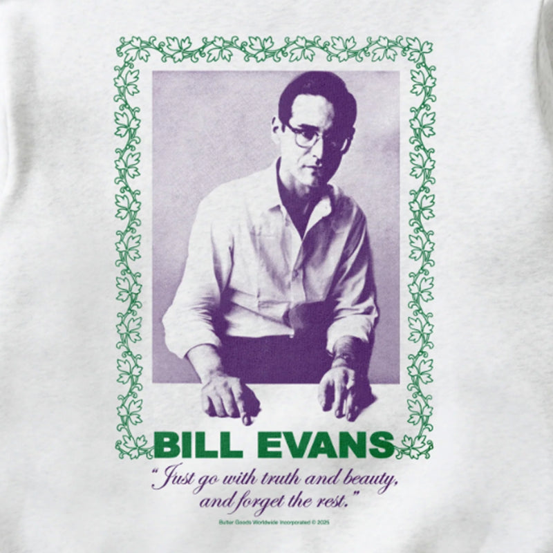 Butter Goods x Bill Evans Truth & Beauty Crewneck (Ash) - August Shop