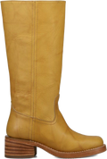 Quarter turn view Women's Frye Footwear style name Campus 14L in color Banana. Sku: 3477050-BAN